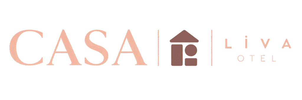 Casa Liva Otel - Horizontal Logo Burgundy